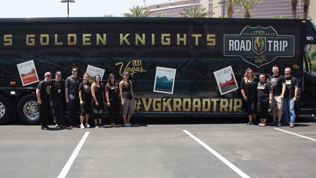 Team Acme Wraps Bus for Vegas Golden Knights Road Trip